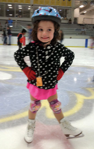 Meryl's Starting Pose For Her First Competitive Program
